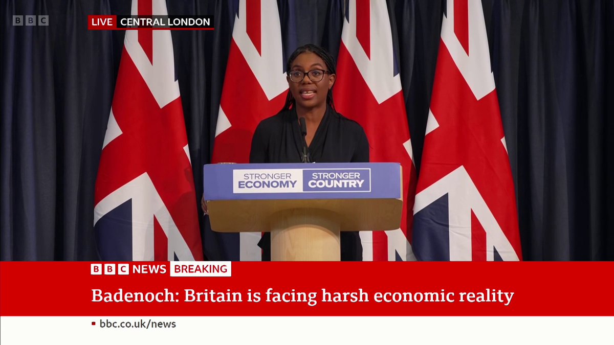 "Britain is heading for a summer of chaos, we have a caretaker prime minister, barely in office, definitely not in power," Kemi Badenoch says "The government is descending into chaos," the Conservative leader adds Follow live:
