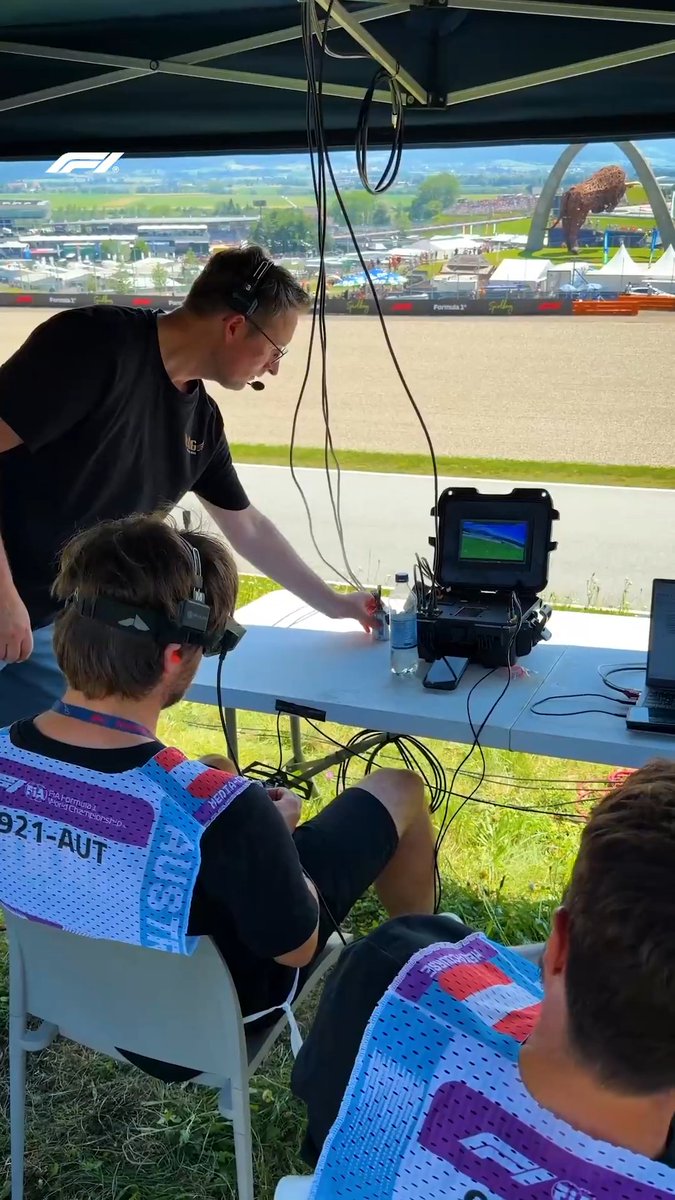 This is how the high-speed drone shots at the Red Bull Ring came together! 🤩🎥 #F1 #AustrianGP