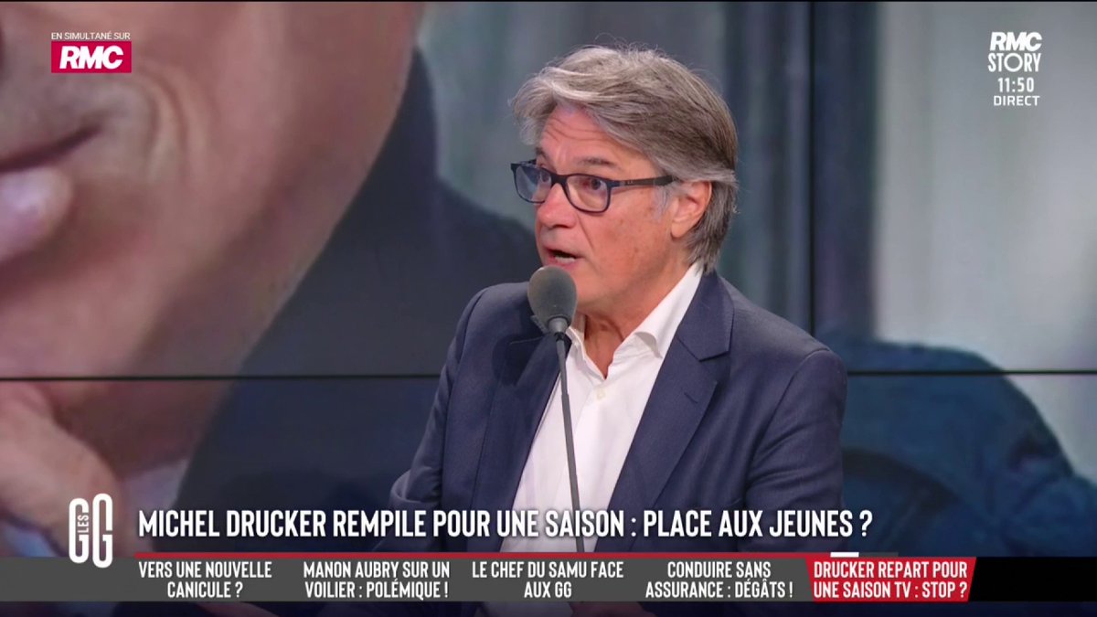 🚨 "Un moment, il faut savoir s'arrêter !" 🗣️ Alain Marschall : "La télévision, ce n'est pas pour te voir t'éteindre petit à petit comme une chandelle... avec tout le respect que j'ai pour Michel Drucker." #GGRMC