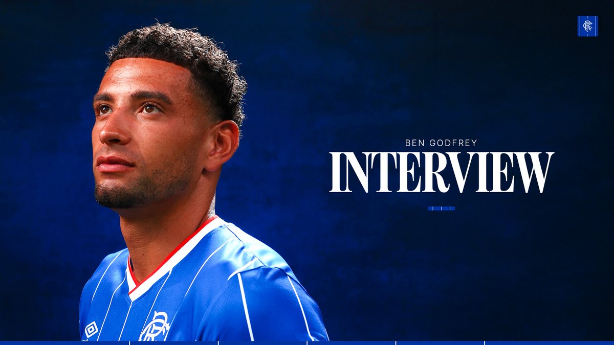 💭 “At the age I am now, and with the experiences I have had, I think I can bring experience to the defence, and I believe I have the quality to show it." 🎙️ Ben Godfrey sat down with RangersTV for the first time after joining Rangers on loan.