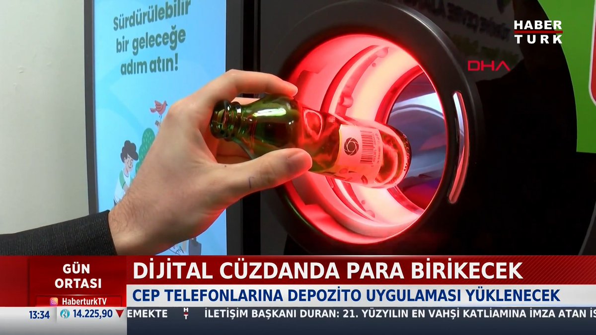 📌Atık ürün başına 1 TL depozito ödeme 1 Temmuz itibariyle 81 ilde iade makineleri olacak.