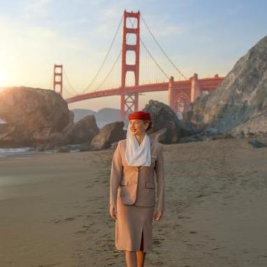 Vibrant neighbourhoods, panoramic bay views, and the iconic Golden Gate Bridge. This is San Francisco. 🌁 Discover this cosmopolitan city for yourself, with daily flights from Dubai on the signature Emirates A380.