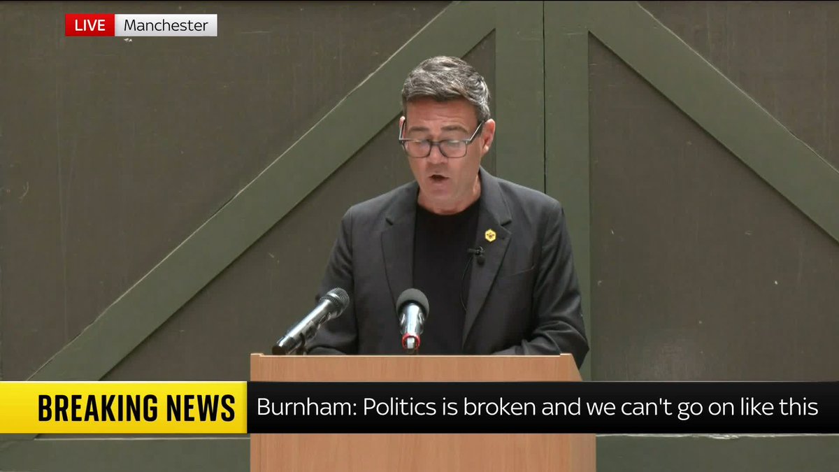 Andy Burnham confirms there will be a prime minister's office in Manchester if he becomes PM, which will be 'the nerve centre of a rewired Britain'. Here he outlines the three tasks of the 'No 10 North'.