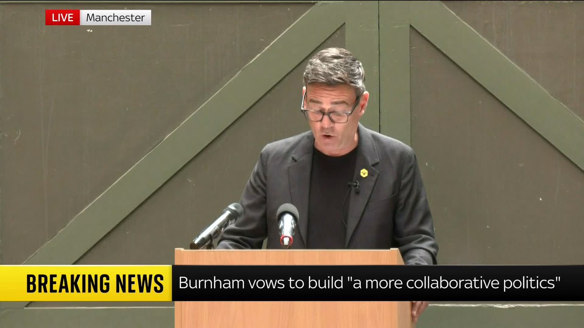 Andy Burnham outlines his plan to launch 'biggest council house building programme in a post-war period'. He says this will be overseen by the newly created Number 10 North, which will work with local authorities.