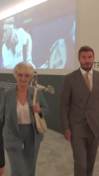 Sir David Beckham and his mum’s annual visit to The Championships 🫶