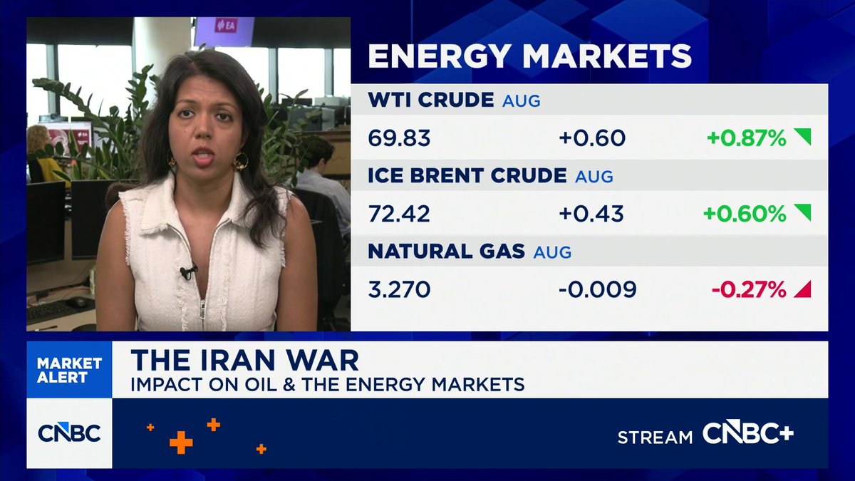 Energy analyst Amrita Sen discusses the latest in oil markets as Middle East tensions continue: