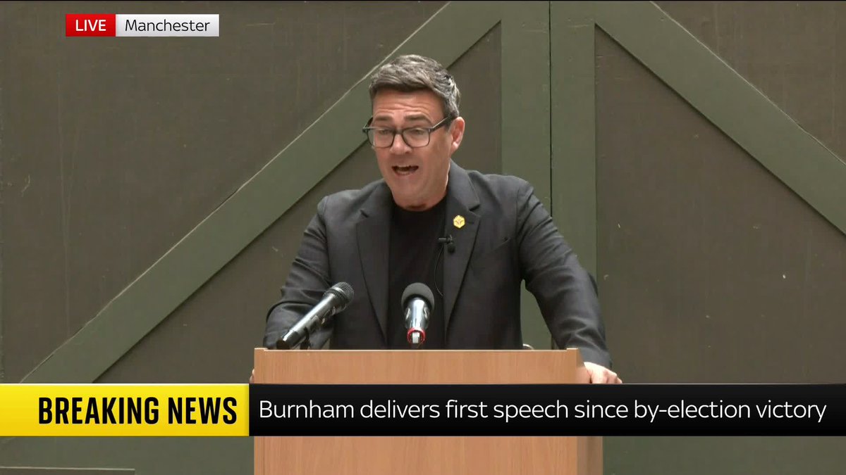 Andy Burnham jokes that he had to get 'special permission' to wear his 'Manchester clothes'. During PMQs last week, Kemi Badenoch made a joke that Sir Keir Starmer was abandoned for the Makerfield MP's 'eyelashes and 'black T-shirt'.