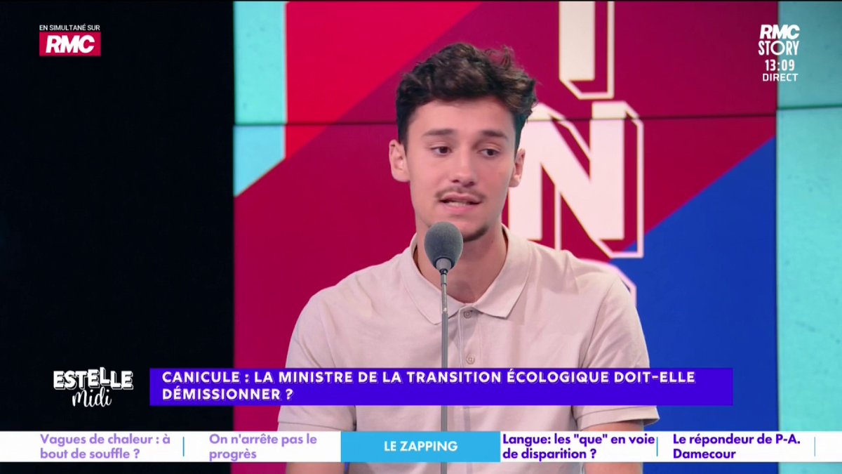 Ilan Gabet dénonce la clim. "Il faut penser à la végétalisation. On ne va pas régler le changement climatique en mettant de la clim' !" À 45°C un ventilo et une serviette mouillée suffisent.