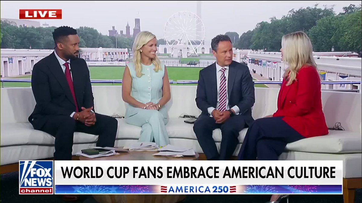 NEW: White House Press Secretary Karoline Leavitt highlights the massive global turnout and major economic boom as fans from around the world flock to the U.S. and embrace America's rich culture for the World Cup. “It's been amazing to really witness and to see just the interest from around the entire world and to see people flock to our country for these games has been really special to enjoy the United States, our food, our culture, and also the impact that this is having on local economies across the country, generating millions of dollars in revenue.” | Karoline Leavitt FOX & Friends