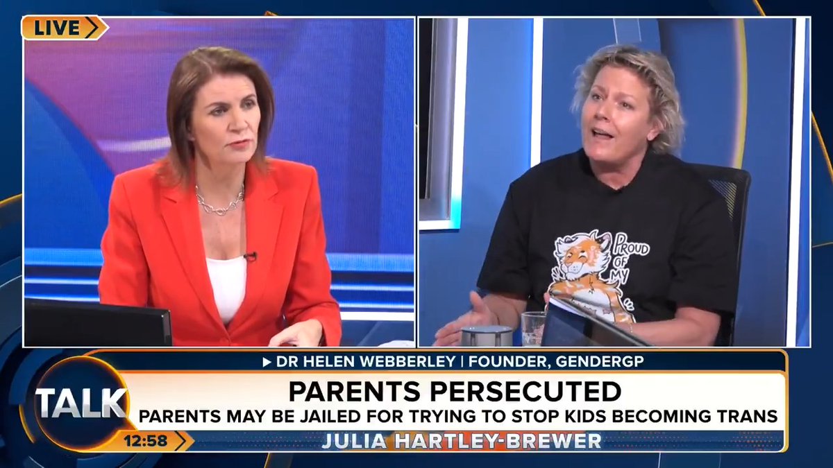 Julia Hartley-Brewer 🚨Julia Hartley-Brewer: "I think people like you should be in prison!" Dr Helen: "You are again misgendering every single transgender boy out there..." Part 2 of Julia Hartley-Brewer's clash with GenderGP's Dr Helen Webberley.
