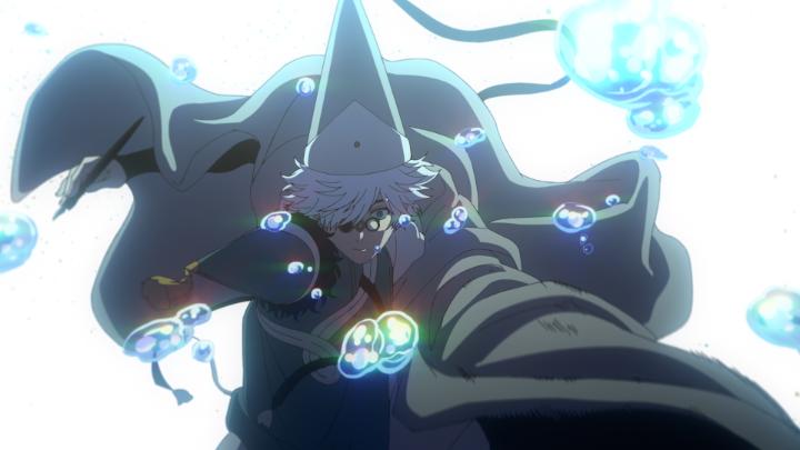 巨鱗竜（ドラゴン）を圧倒する、 キーフリーの水の魔法。 『とんがり帽子のアトリエ』 Netflixにて地上波先行配信中！ #とんがり帽子のアトリエ #WitchHatAtelier