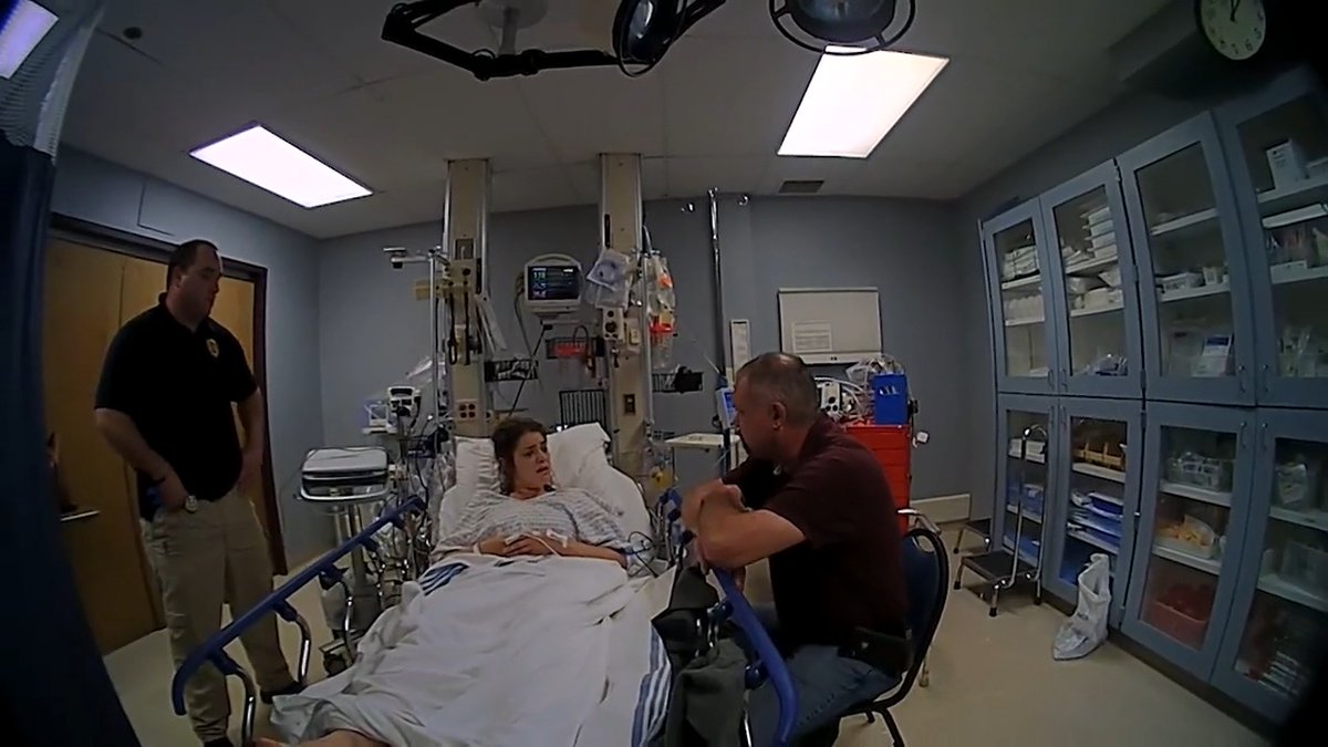 Taylor Parker bodycam captures a dramatic hospital interrogation after the murder. Exclusive details:
