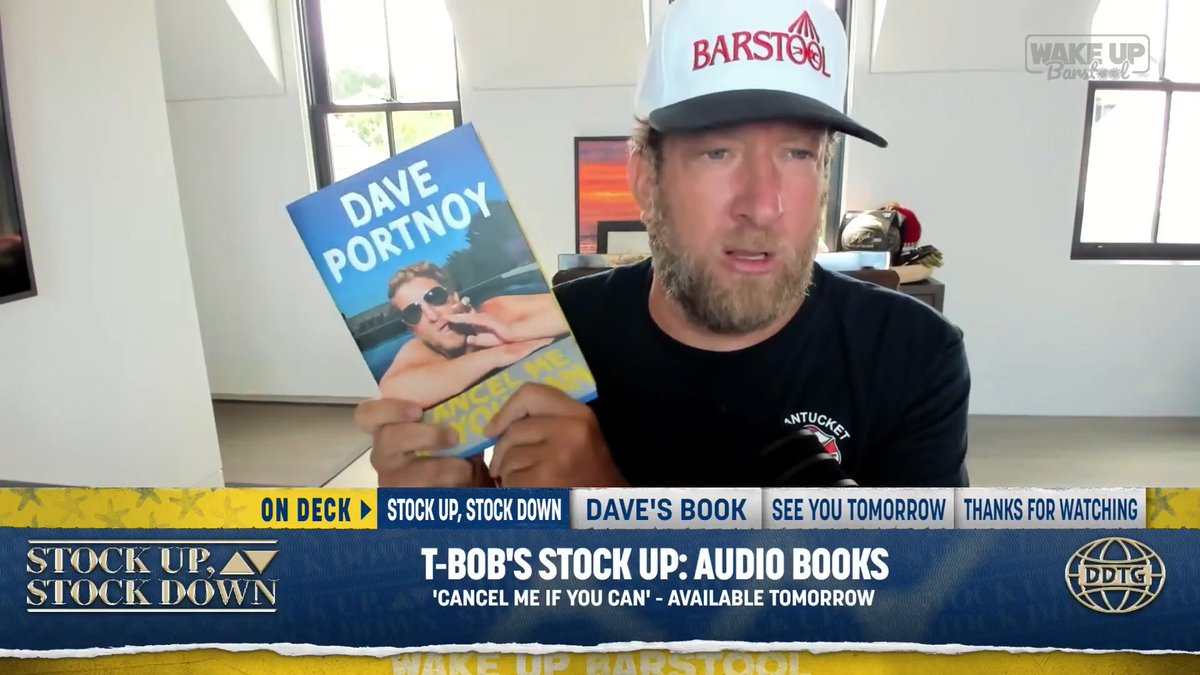 .Dave Portnoy's book Cancel Me If You Can is out tomorrow! Get it here: