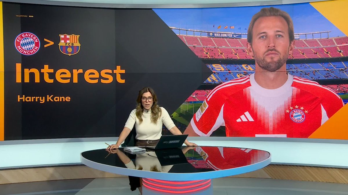 BREAKING: Barcelona are interested in signing England captain Harry Kane 🚨 The La Liga club are reportedly exploring how to finance a possible deal for the Bayern Munich hitman.
