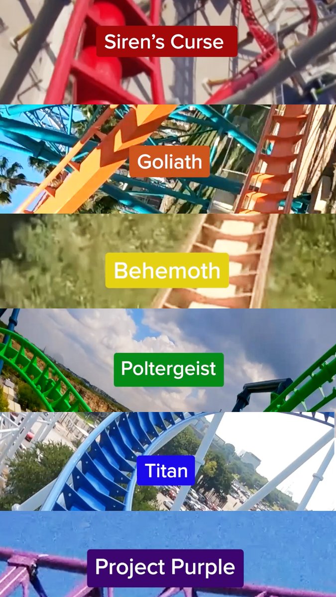 Happy Pride from the parks! 🏳️‍🌈🎢 Which ride are you celebrating with? #SixFlags #CoasterPOV #PrideMonth