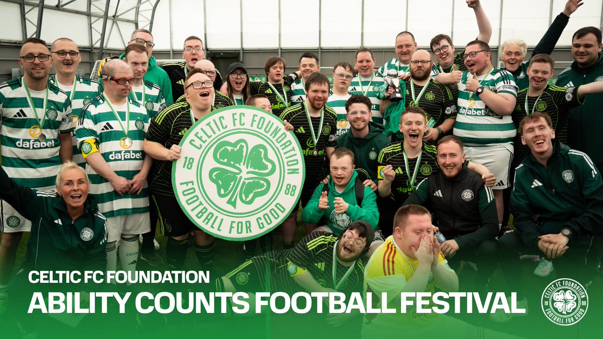 ⚽💚 Football For Good Bringing together participants from Scotland and Ireland, our Ability Counts Football Festival at Barrowfield celebrated friendship, diversity and inclusion 🍀 📺 Watch below to see what made the day so special.