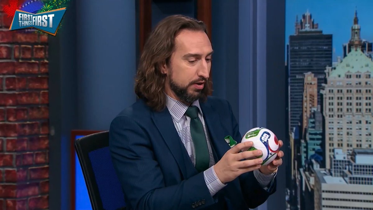 Nick got a new FIFA World Cup™ toy 😅 nick wright | Wildes | Chris Broussard