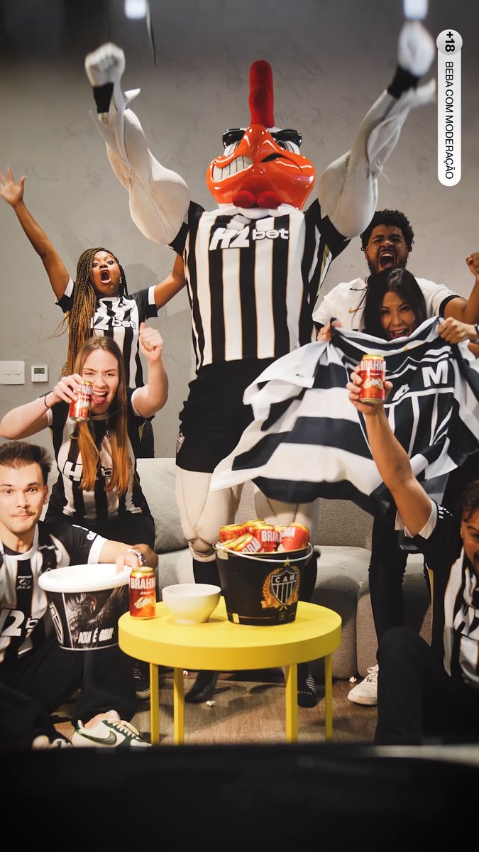 Torça pela Seleção e fortaleça o Galo com o Zé Delivery 🛵! 🍻🐔 Selecione o Atlético como seu time do coração, peça sua Brahma no Zé e apoie a SAB do Galão! #TáLiberadoAcreditar! 🫰🇧🇷⭐ #BebaComModeração | BRAHMA