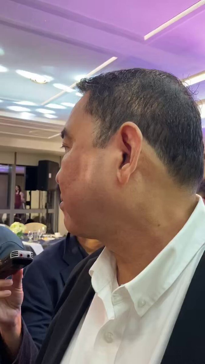 Coach Ramil de Jesus reflects on having the La Salle seniors in #UAAPSeason89. "'Yun 'yung pinakaswerteng natanggap ko, na regalo ng mga seniors ko," says the UAAP Women's Volleyball Coach of the Year. #CPCAwards2026 #UAAPSeason88 | via Kennedy Caacbay