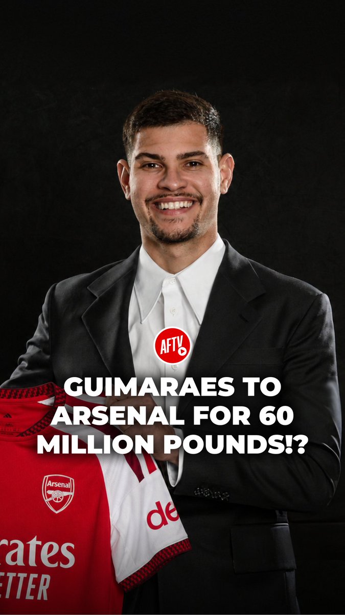 Arsenal eye Bruno Guimarães as £60m clause talks heat up! 🔥👀 #TransferDaily