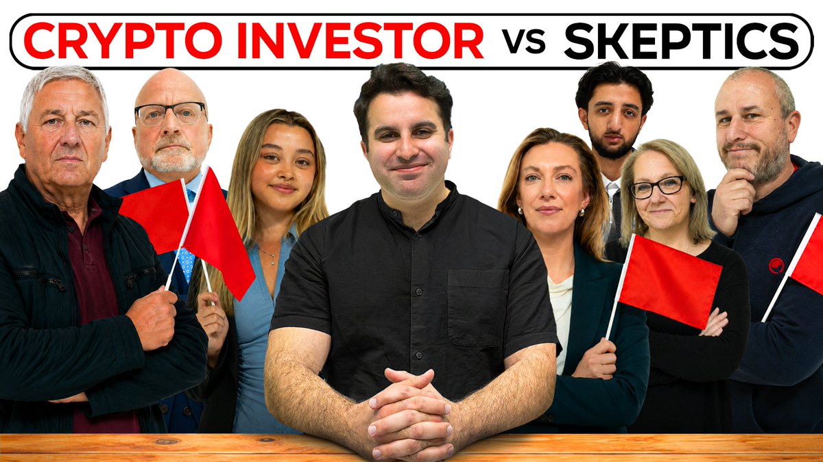 1 crypto expert vs 10 traditional bankers.