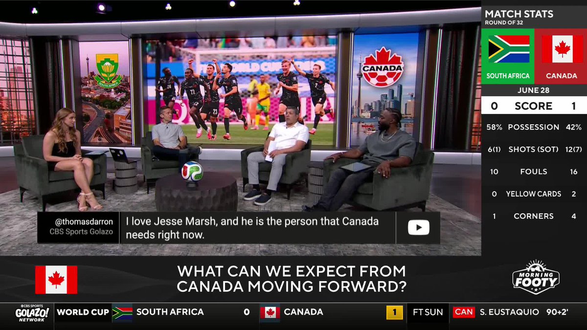 "Jesse Marsch changed the narrative for Canadian football." Tony Meola celebrates the impact of the team's head coach 👏🇨🇦
