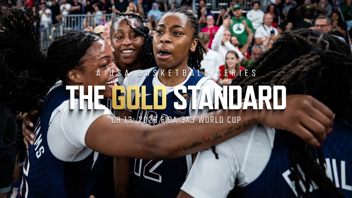 A little heart goes a long ways in this game. The 🇺🇸 #3x3WNT proved that at the 2026 3x3 Basketball | FIBA3x3 World Cup. Watch 🇺🇸 #TheGoldStandard (Ch. 13) in full »