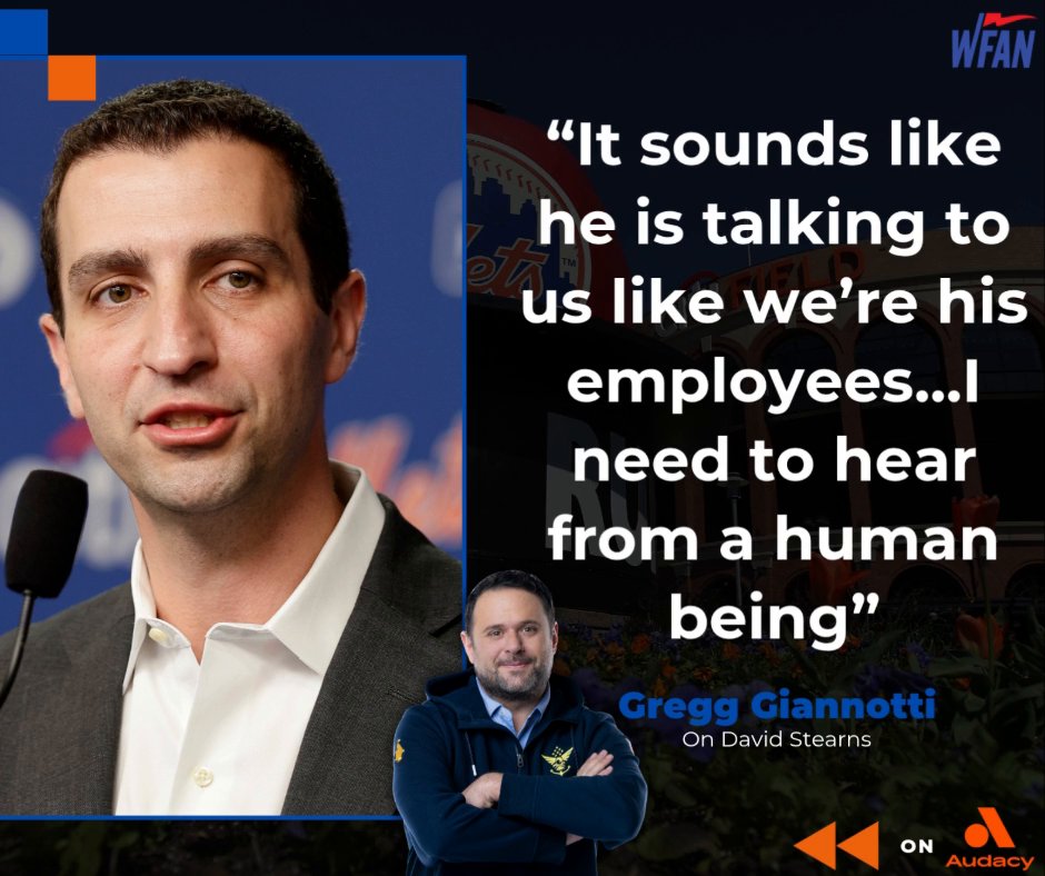 Gio says David Stearns does himself no favors with the way he speaks to the media and the fanbase:
