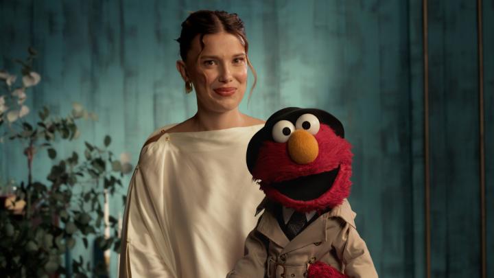 Millie Bobby Brown and Elmo solve the mystery of growing up ❤️ ENOLA HOLMES 3 premieres July 1 and Sesame Street is now on Netflix and PBS Kids.