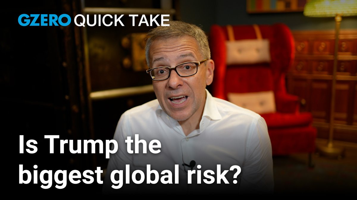 i'm calling the top on us/trump-related global risk. let's discuss... GZERO Media