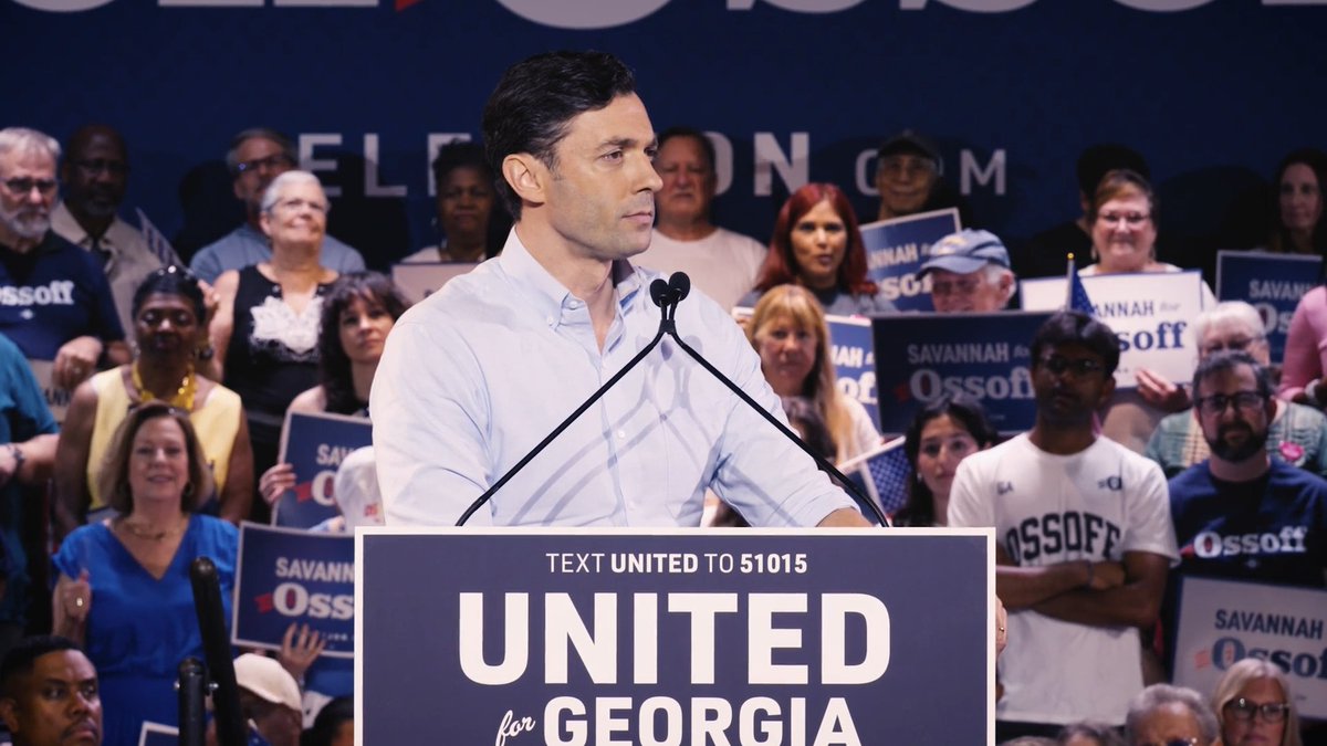 Ossoff: [Donald Trump] didn't just promise to lower prices, he promised to keep America out of war. Instead, Donald's defeat sent gas prices soaring and made America weaker and less secure. And just like the Iraq War, the Donald Trump-Mike Collins Iran War is a war built on lies — lies about intelligence, lies about the war's purpose, and lies about its progress.