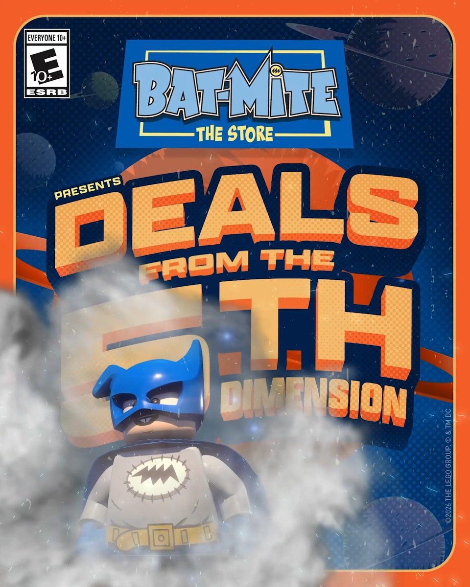 You’ll never guess what Bat-Mite has in STORE! #LEGOBatmanGame Play now: