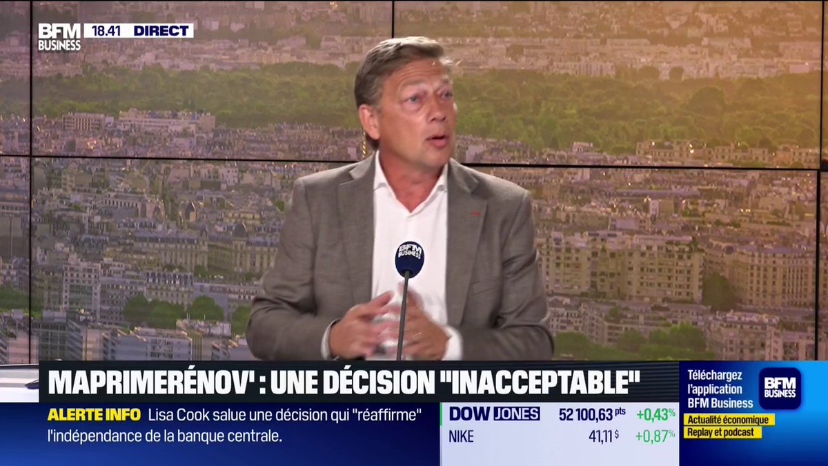 Nouveau tour de vis pour MaPrimeRénov' "La réforme de MaPrimeRénov' est inacceptable. On va enlever du travail aux artisans et on ne va pas donner la capacité au particulier d'aller dans la démarche de rénovation" 💬Jean-Christophe Repon, Président de la La CAPEB 🎙️Hedwige Chevrillon