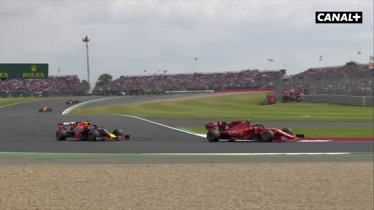 Ce moment entre Leclerc et Verstappen à Silverstone en 2019 🔥😍 #BritishGP #F1