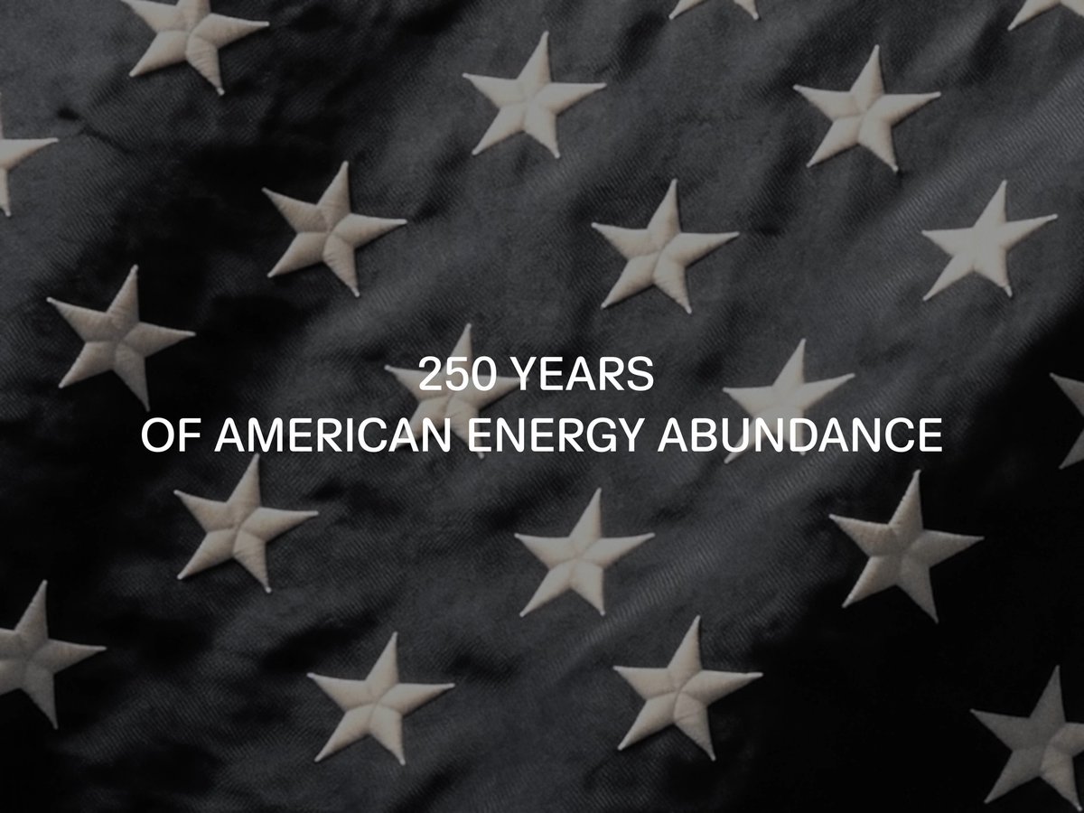 250 years of American energy abundance 🇺🇸 Every generation built the system that moved America forward. Water. Oil. Electricity. Nuclear. Fracking. Now it’s our turn. Solar can help meet rising power demand today as we begin the next 250 years. Built in America, made for abundance.