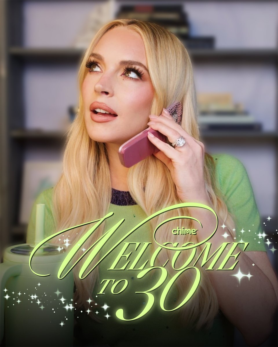 It’s giving. Auraaaa. Let’s get that money up frfr Lindsay Lohan #ChimePartner