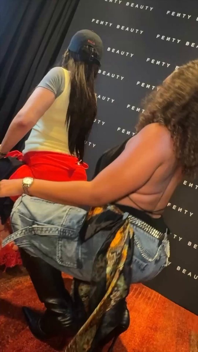 Rihanna with Leigha Chrstine in LA recently.