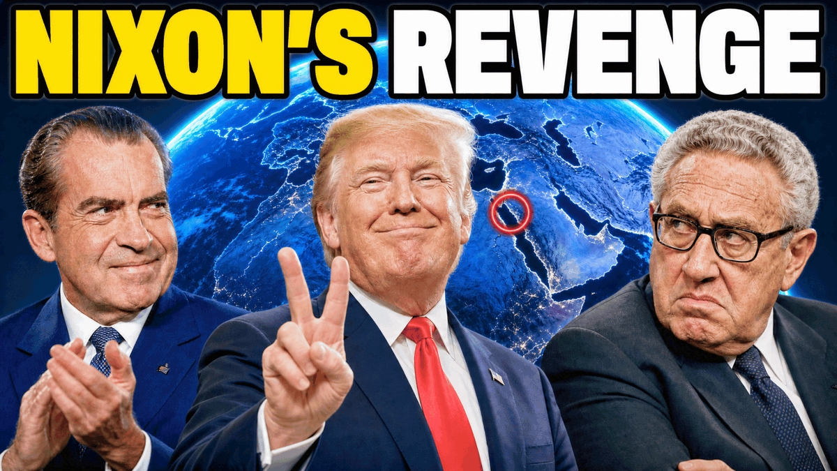 JD Vance just said the quiet part out loud at the Nixon Library: the same forces took down Nixon and Trump. @SJKokinda explains why—both men threatened Henry Kissinger's British "perpetual war" doctrine. And Trump is now dismantling it.