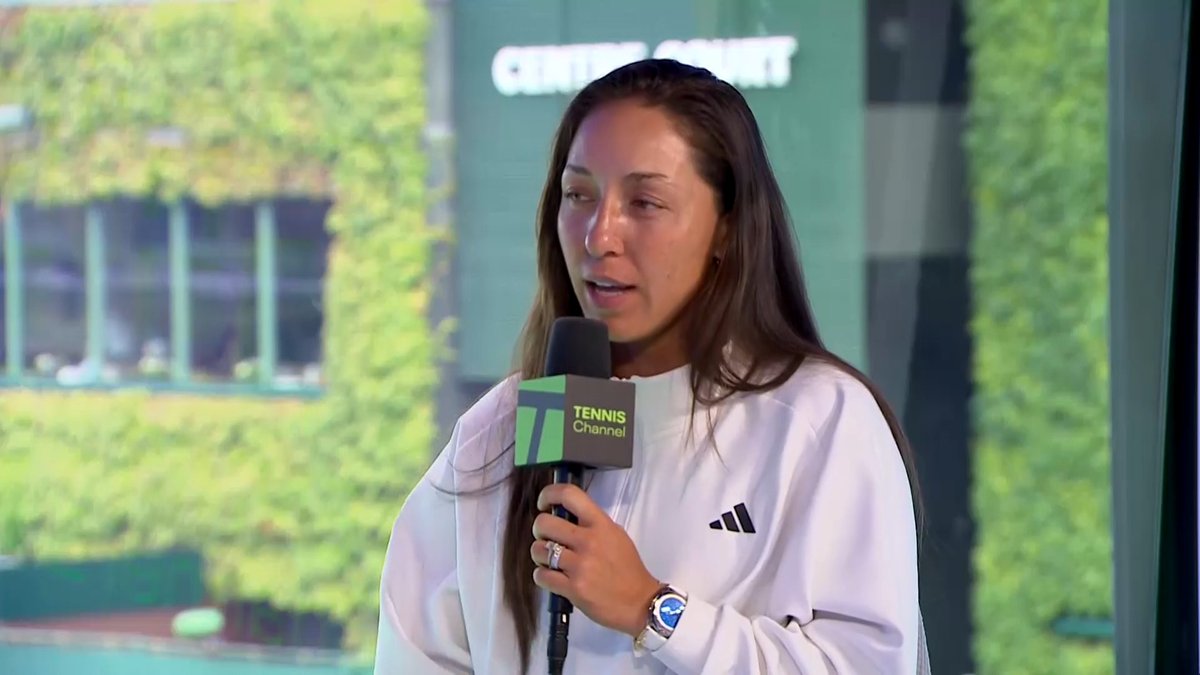 "It's cool to say I'm in a draw with Serena." Jessica Pegula on the pressure of being the No. 1 American ⤵️ #Wimbledon
