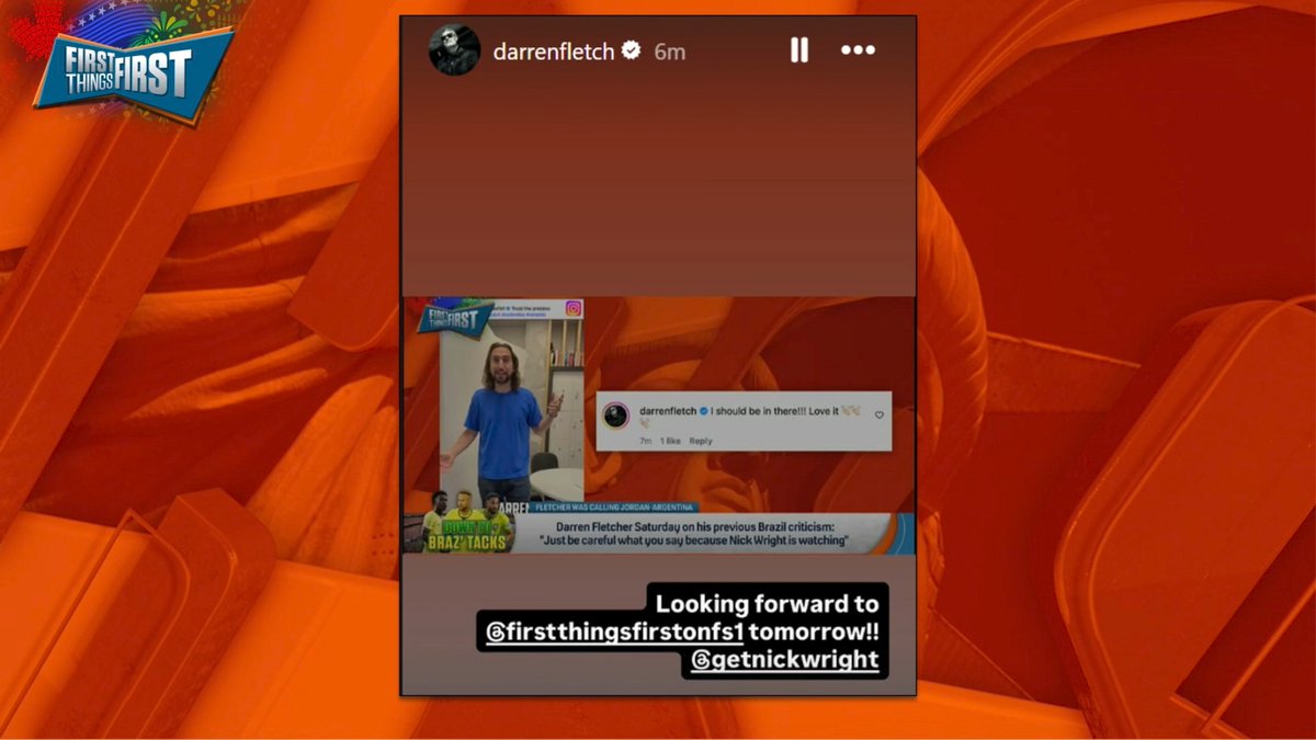 Major announcement 🚨 Darren Fletcher will join the show tomorrow 👀