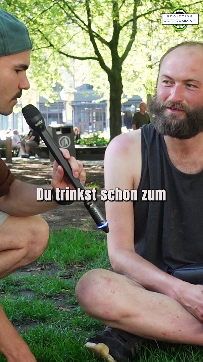 Ich habe einen Typen getroffen, der so tut, als ob er ein Penner sei