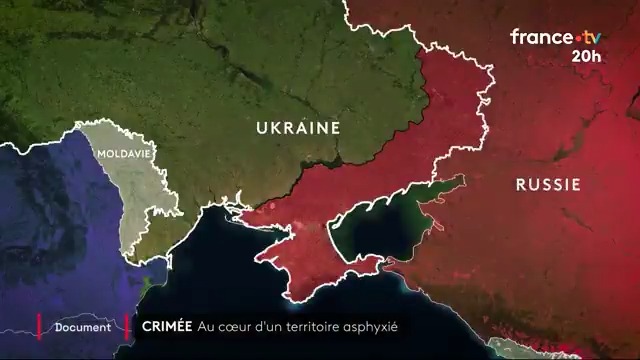 🇺🇦 La Crimée sous pression : reportage du #JT20h dans une zone où il est dangereux de tourner et qui est asphyxiée et isolée par les pénuries d’essence et des pannes d’électricité.