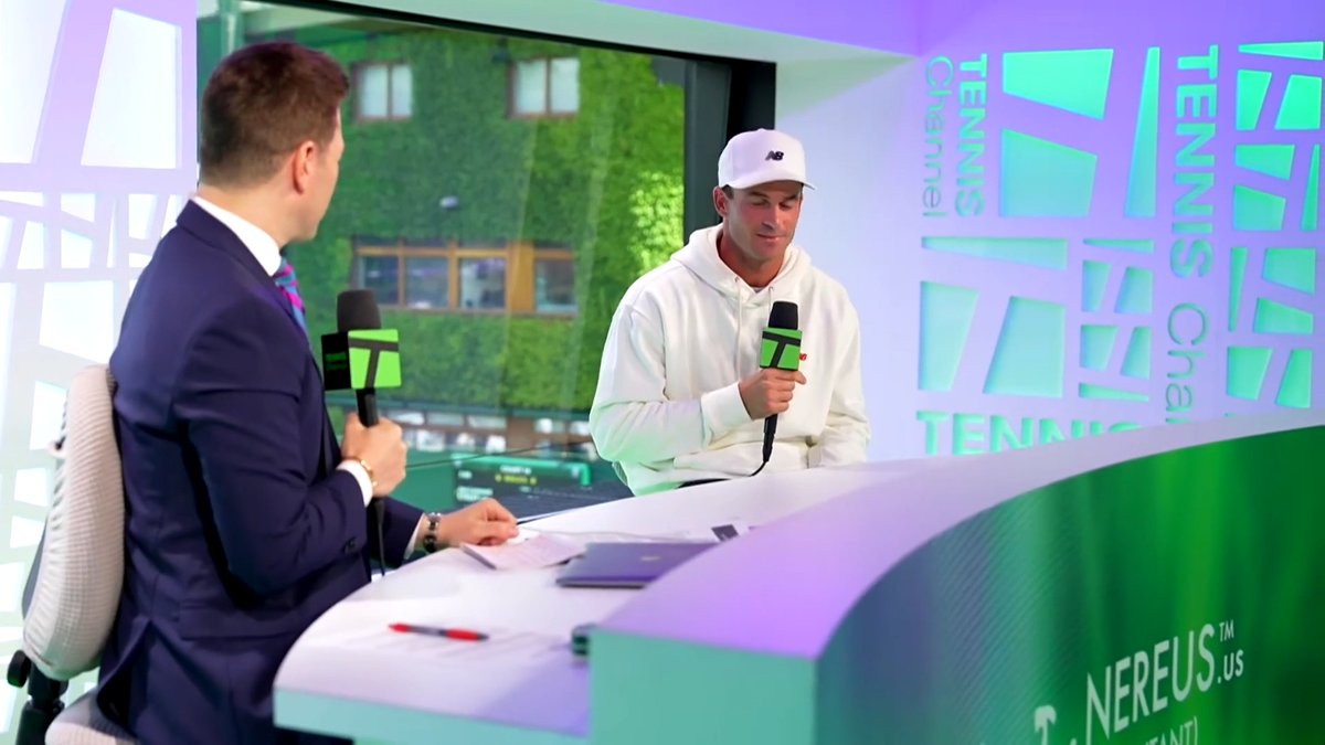 Tommy Paul is tight lipped about his and Paige Lorenze's wedding 🤐 We can't wait to see everything from their upcoming special day 🩵 #Wimbledon