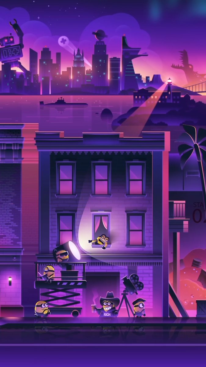 Bello from the rooftops of Roku City. See Minions &amp; Monsters, in theaters everywhere July 1.