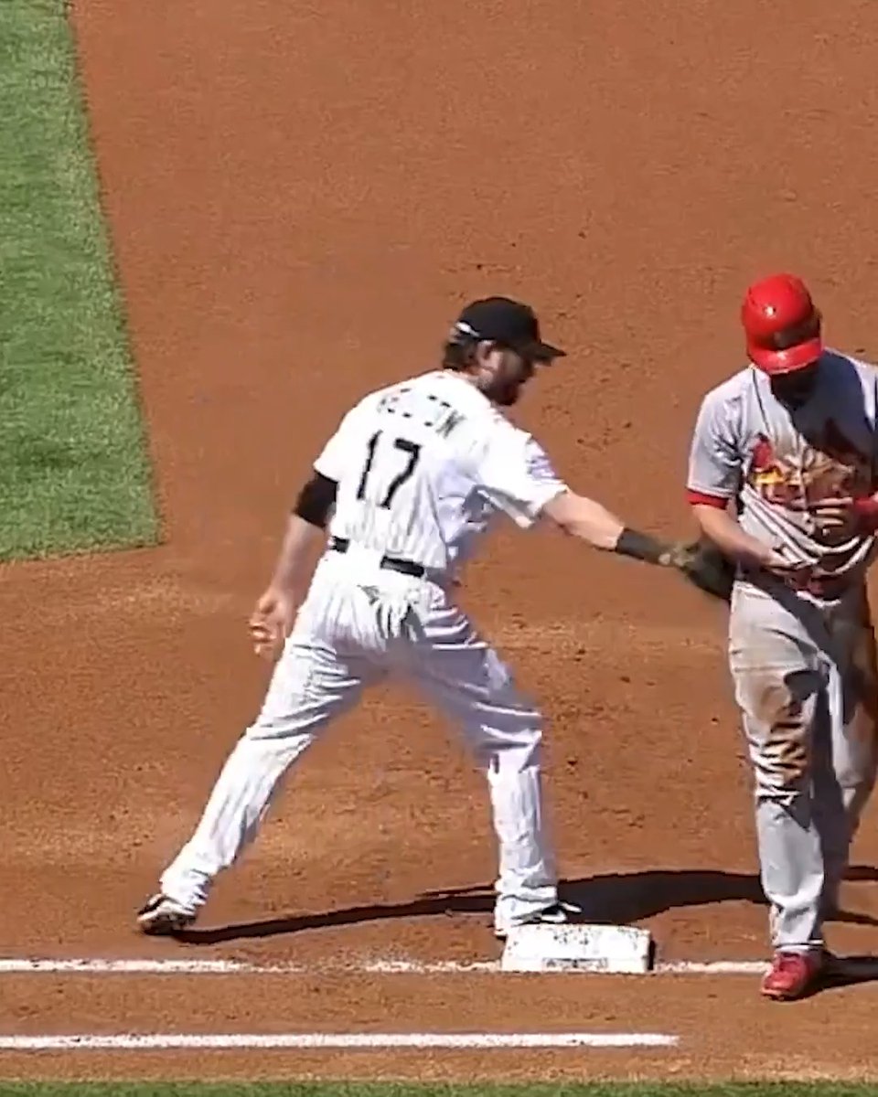Todd Helton casually pulled off one of the best hidden ball tricks we've ever seen 😮