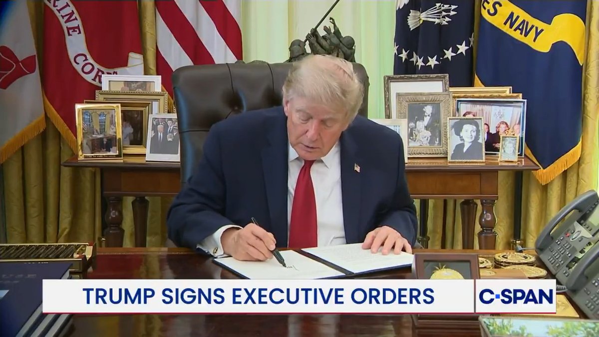 President Trump signs an executive order supporting Americans having the freedom to fix their own vehicle.