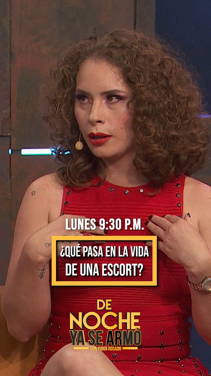 ¿Qué pasa en la vida de una escort? Descúbrelo en #DeNocheYaSeArmó, este lunes a las 9:30 p. m. por #Unicable 📺