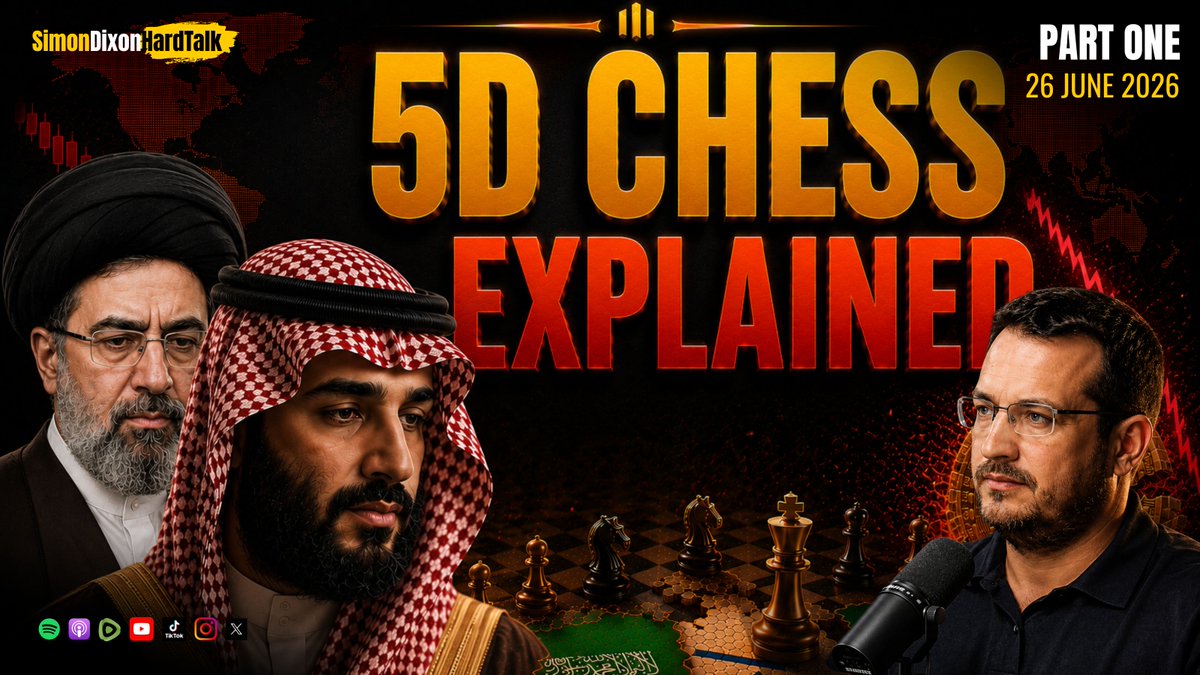 ▶️ PART ONE: 🇬🇧 UK Regime Change, Middle Eastern 5D Chess & the Bitcoin Treasury Company Meltdown | Simon Dixon Hard Talk LIVE | 26 June 2026