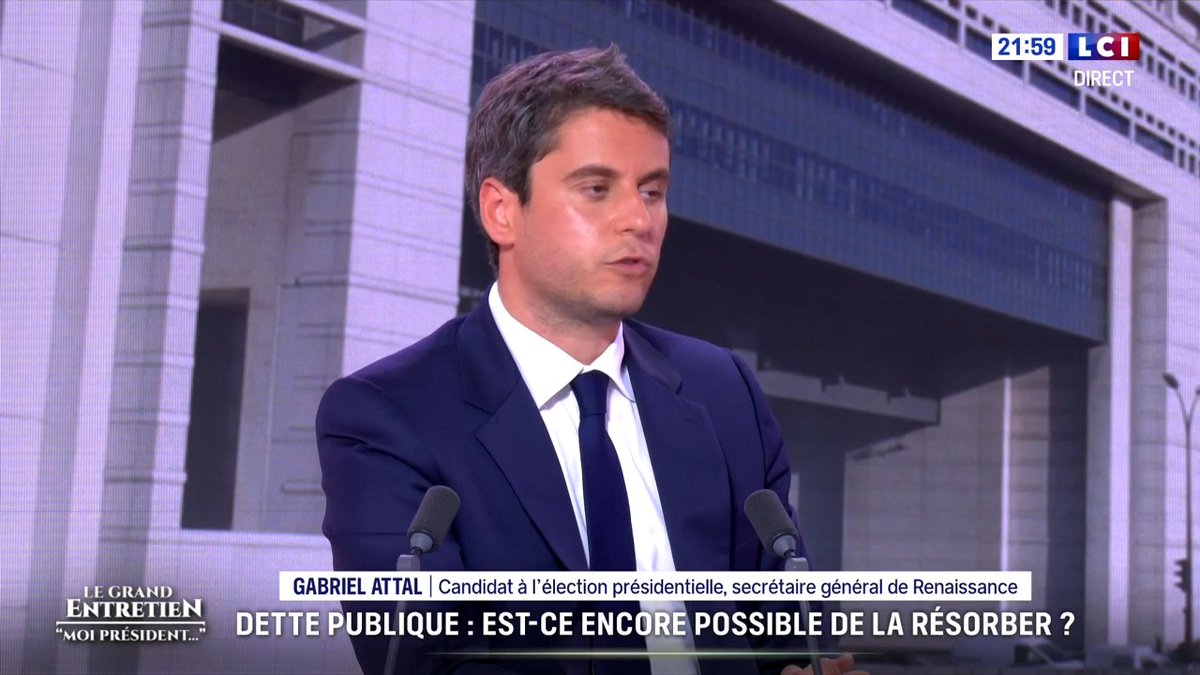 Je demande à être jugé sur mes actes pour résorber la dette publique. Premier ministre, j'ai mis fin au bouclier tarifaire sur l'électricité qui coûtait 80 milliards d'euros publics pour subventionner les prix de l'énergie. Et j'ai pris un décret pour suspendre 10 milliards d'euros de dépenses.