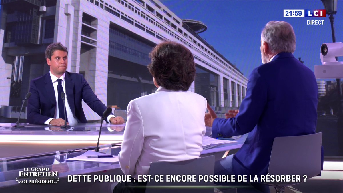 🗣️ "Je propose qu'on ait un système plus libre. Que l’on supprime l’âge légal de départ à la retraite, qu’on ne garde que la durée de cotisation, avec une vraie décote si vous partez tôt et une vraie surcote si vous partez tard" : Gabriel Attal